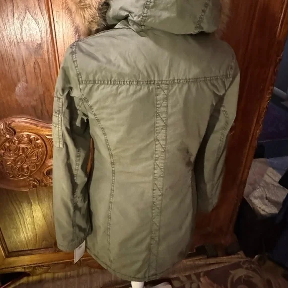 NWT BASS CO Fur Hood Winter Coat - Picture 8 of 14